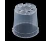 14cm clear round pots, non aircone type, sold in packs of 5 only